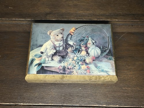 Spieluhr holz teddybär - spieluhr,