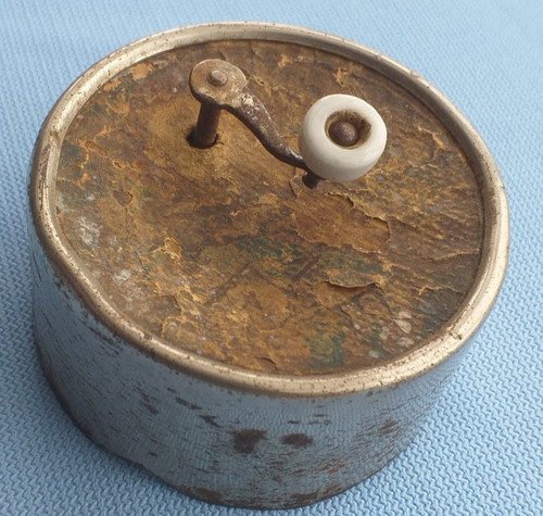 Spieluhr antik blech dose - blech, /