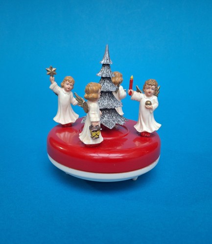 Spieldose engel 1950er jahre - 4,