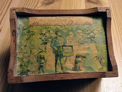 Antike spieldose spieluhr - spieldose,
