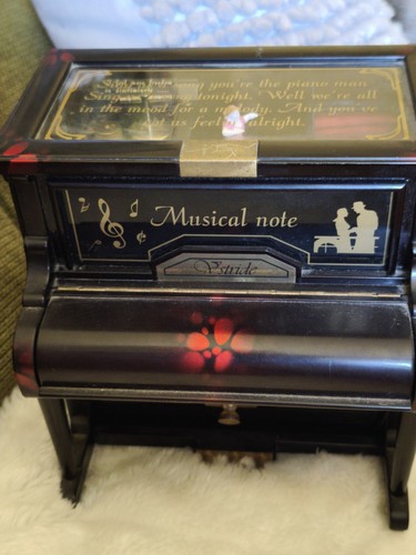 Vintage piano music - vintage, box