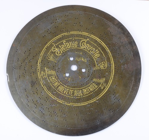 Alte spieluhrplatten platten - spieluhrplatten, 8