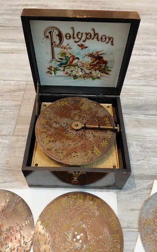 Antike polyphon musikdose - antike,